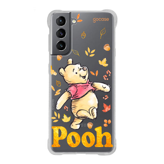 Capinha para celular  Ursinho Pooh - Folhas de Outono