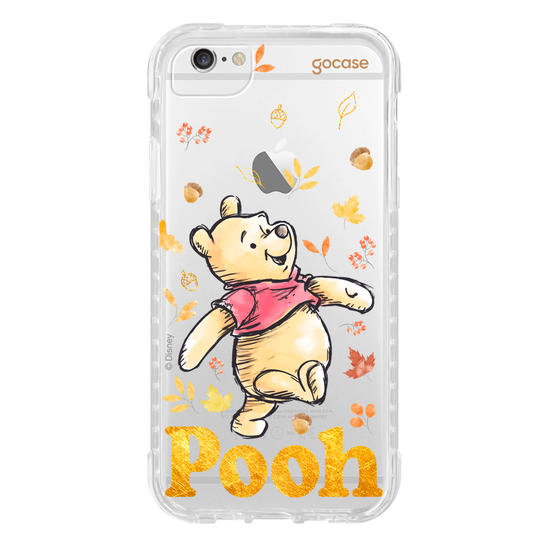 Capinha para celular  Ursinho Pooh - Folhas de Outono