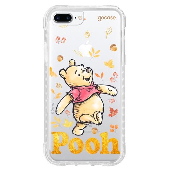 Capinha para celular  Ursinho Pooh - Folhas de Outono