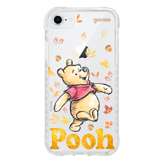 Capinha para celular  Ursinho Pooh - Folhas de Outono