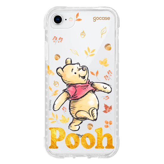 Capinha para celular  Ursinho Pooh - Folhas de Outono