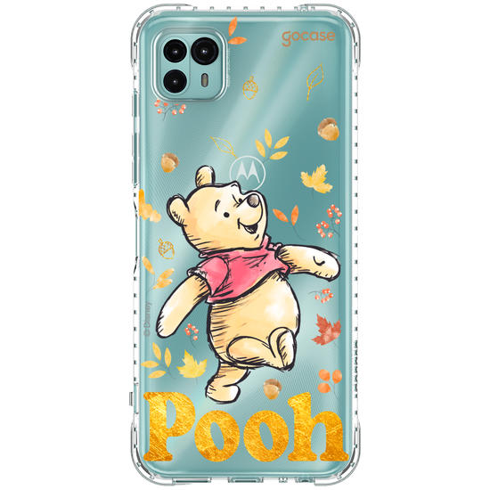 Capinha para celular  Ursinho Pooh - Folhas de Outono