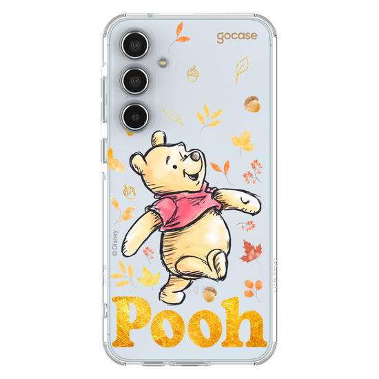 Capinha para celular  Ursinho Pooh - Folhas de Outono
