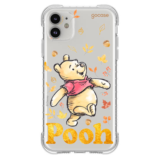 Capinha para celular  Ursinho Pooh - Folhas de Outono
