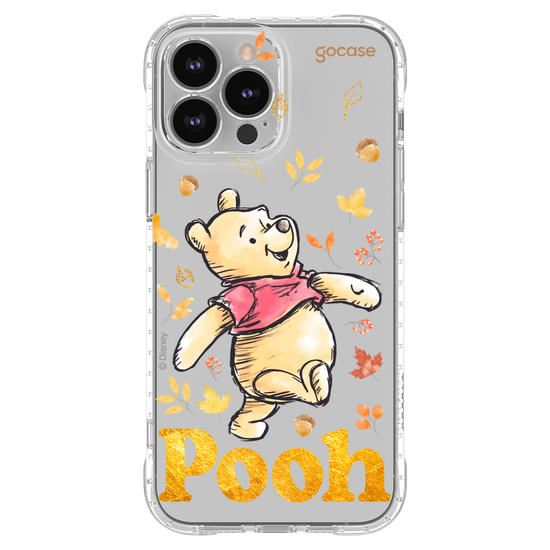 Capinha para celular  Ursinho Pooh - Folhas de Outono