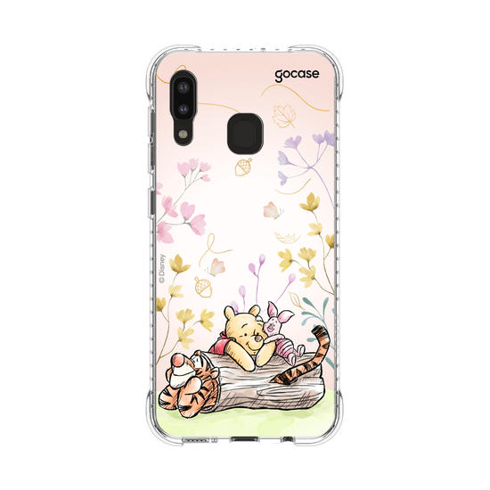 Capinha para celular  Ursinho Pooh - Amigos do Pooh no Outono