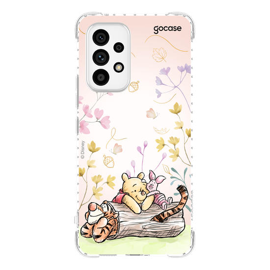 Capinha para celular  Ursinho Pooh - Amigos do Pooh no Outono
