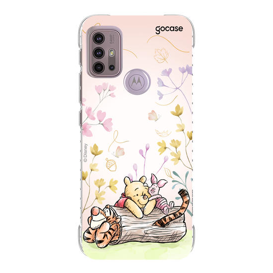 Capinha para celular  Ursinho Pooh - Amigos do Pooh no Outono