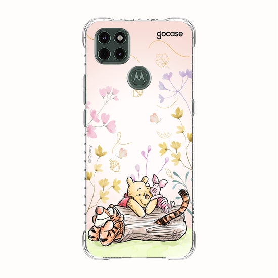 Capinha para celular  Ursinho Pooh - Amigos do Pooh no Outono