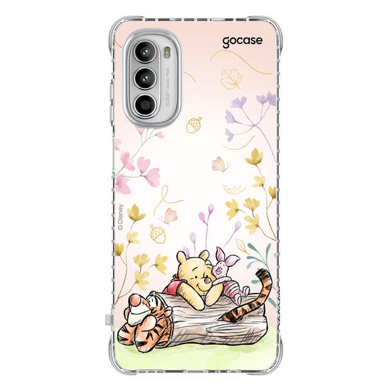 Capinha para celular  Ursinho Pooh - Amigos do Pooh no Outono