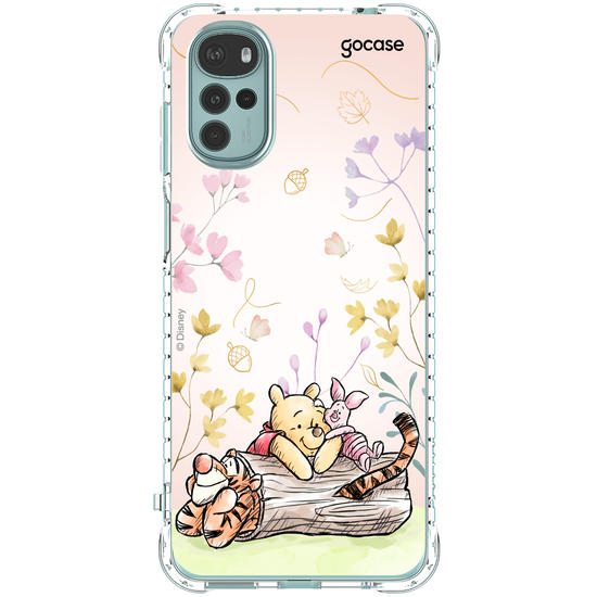 Capinha para celular  Ursinho Pooh - Amigos do Pooh no Outono