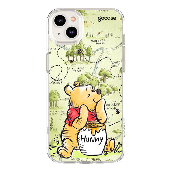 Capinha para celular Ursinho Pooh - Green Map