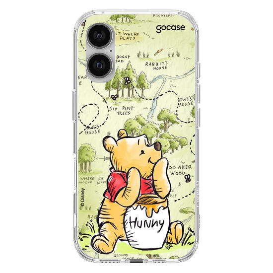 Capinha para celular Ursinho Pooh - Green Map