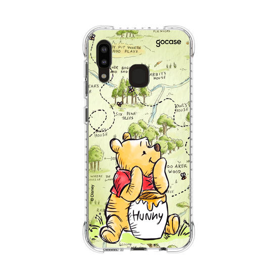 Capinha para celular Ursinho Pooh - Green Map
