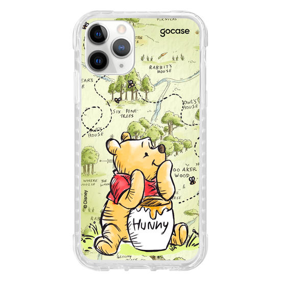 Capinha para celular Ursinho Pooh - Green Map