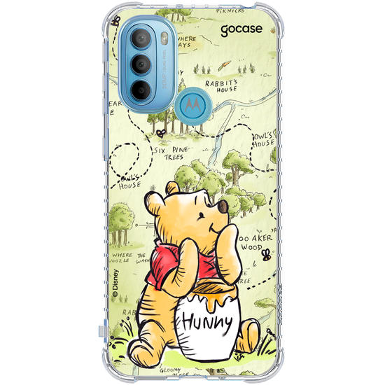Capinha para celular Ursinho Pooh - Green Map