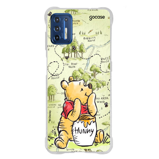 Capinha para celular Ursinho Pooh - Green Map