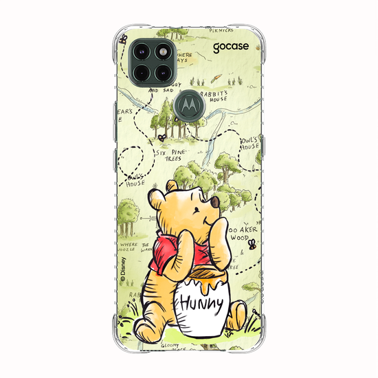 Capinha para celular Ursinho Pooh - Green Map