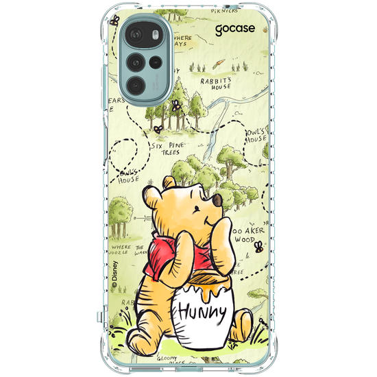 Capinha para celular Ursinho Pooh - Green Map
