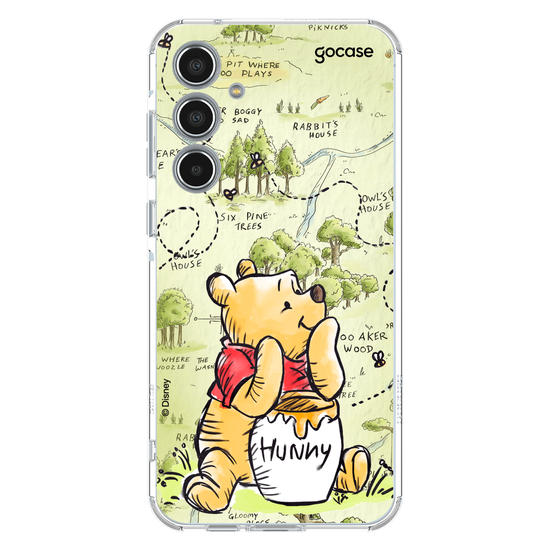 Capinha para celular Ursinho Pooh - Green Map