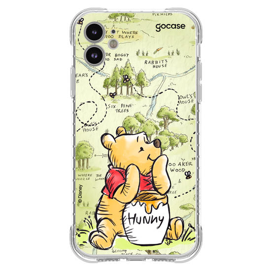 Capinha para celular Ursinho Pooh - Green Map
