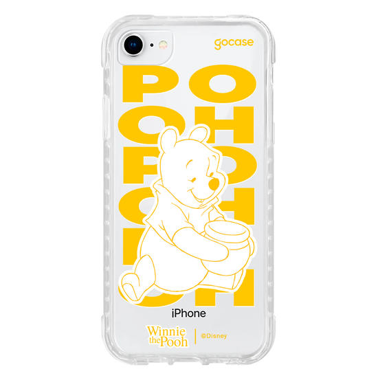 Capinha para celular  Pooh - Monocromático Pop