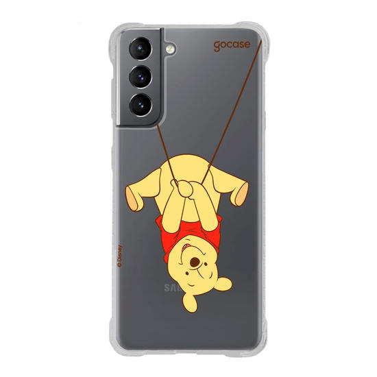 Capinha para celular  Pooh de Ponta Cabeça