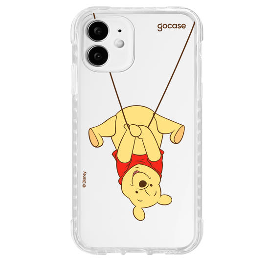 Capinha para celular  Pooh de Ponta Cabeça