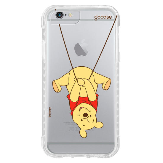 Capinha para celular  Pooh de Ponta Cabeça