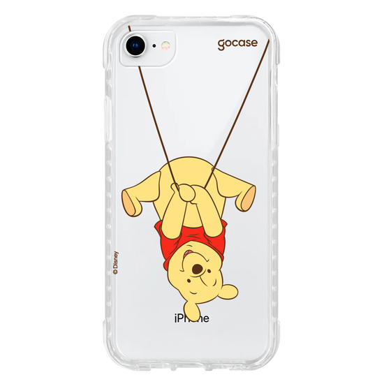 Capinha para celular  Pooh de Ponta Cabeça