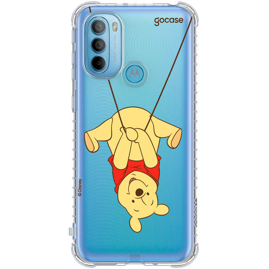 Capinha para celular  Pooh de Ponta Cabeça