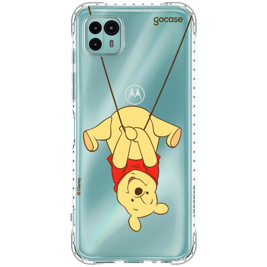 Capinha para celular  Pooh de Ponta Cabeça