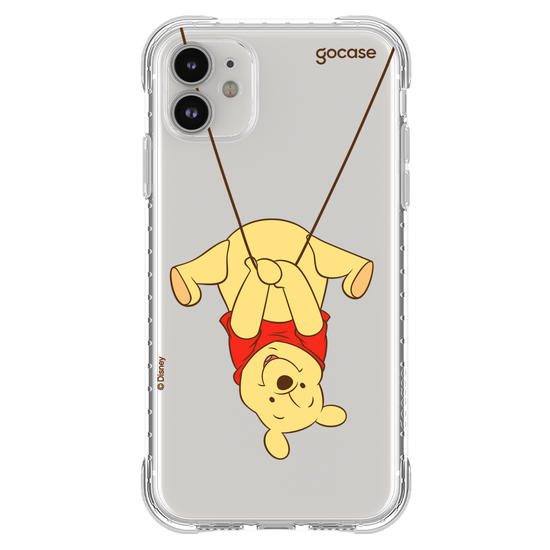Capinha para celular  Pooh de Ponta Cabeça