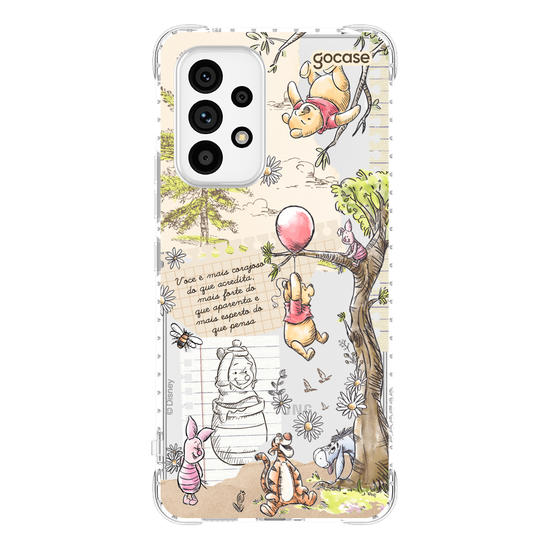 Capinha para celular  Turma do Pooh - Colagem Cottage