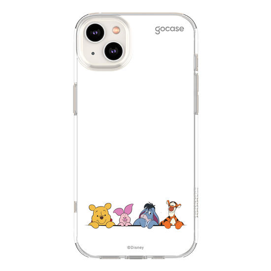 Capinha para celular  Turma do Pooh Minimalista