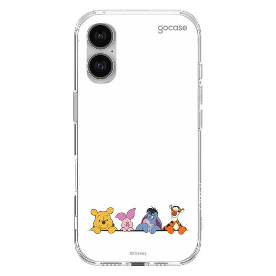 Capinha para celular  Turma do Pooh Minimalista