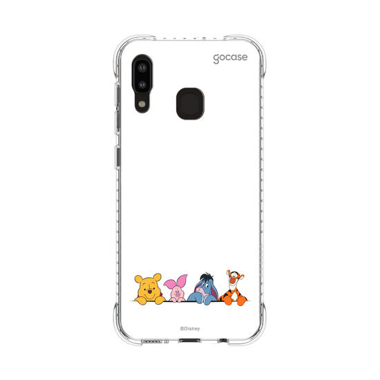 Capinha para celular  Turma do Pooh Minimalista