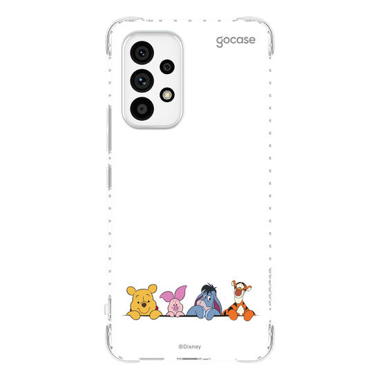 Capinha para celular  Turma do Pooh Minimalista