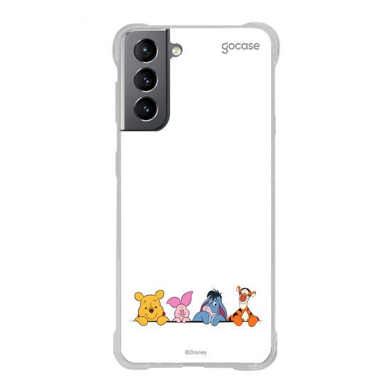 Capinha para celular  Turma do Pooh Minimalista
