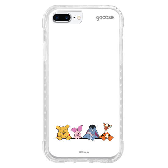 Capinha para celular  Turma do Pooh Minimalista