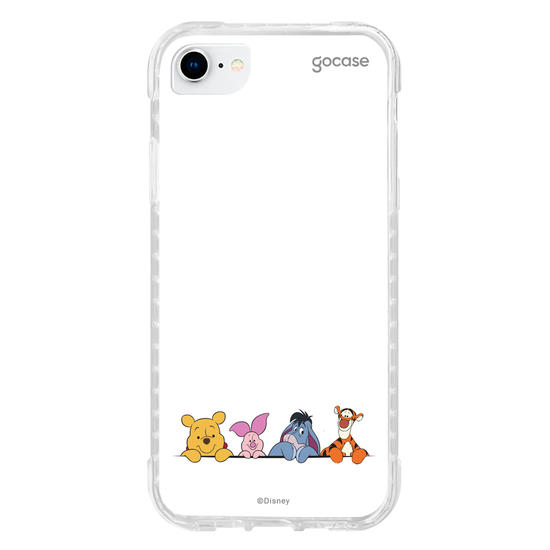 Capinha para celular  Turma do Pooh Minimalista