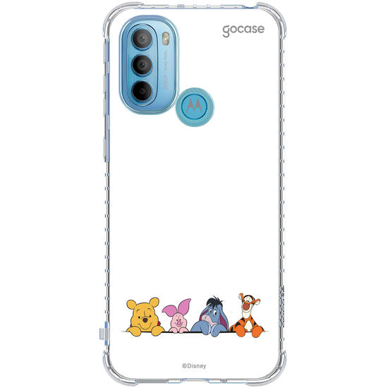 Capinha para celular  Turma do Pooh Minimalista