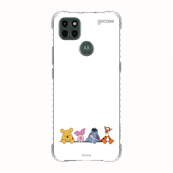 Capinha para celular  Turma do Pooh Minimalista