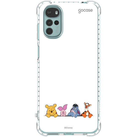 Capinha para celular  Turma do Pooh Minimalista