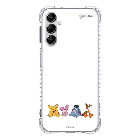 Capinha para celular  Turma do Pooh Minimalista