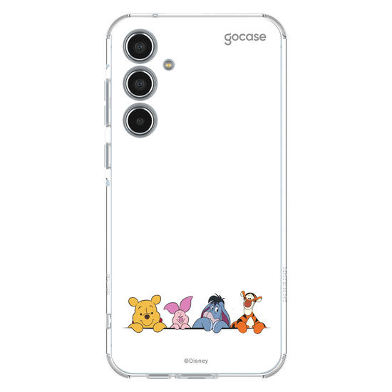 Capinha para celular  Turma do Pooh Minimalista