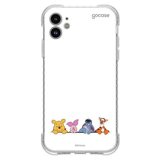 Capinha para celular  Turma do Pooh Minimalista
