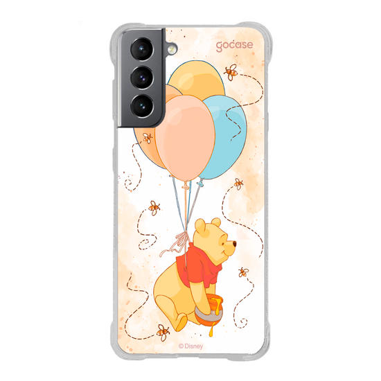 Capinha para celular  Pooh - Balões e Abelhinhas