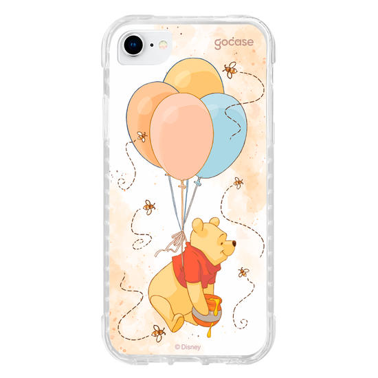 Capinha para celular  Pooh - Balões e Abelhinhas