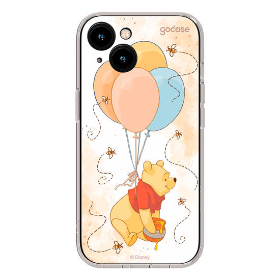 Capinha para celular  Pooh - Balões e Abelhinhas